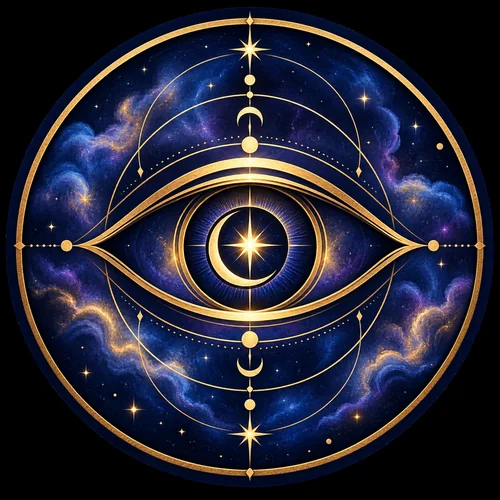 Aetherlore celestial eye emblem